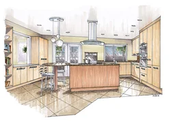 Free kitchen interior design project