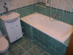 Bathtub renovation with turnkey materials photo