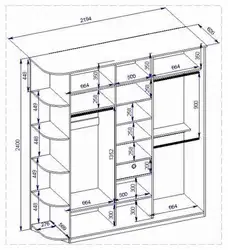 Hallway wardrobe drawing photo