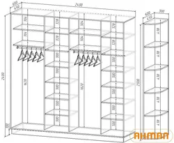 Hallway wardrobe drawing photo