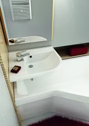 Варыянты дызайну ванны з ракавінай