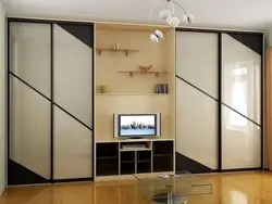 Qonaq Otağı Fotoşəkilində Quraşdırılmış Qarderoblar