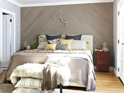 Bedroom design with wall decor