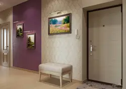 Kitchen and hallway color photo