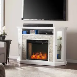 Electric Fireplaces In The Apartment For TV Photo