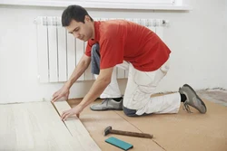 Change the floor in the apartment photo