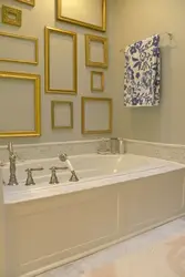 Bathroom wall decoration photo