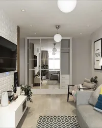Apartment design 2 walk-through rooms