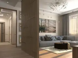 Apartment design 2 walk-through rooms