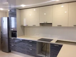Corner kitchen made of plastic design