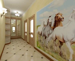 Интерьер кухни прихожей детской