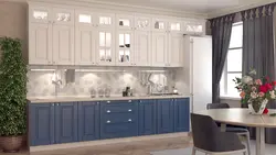 Кухни классика с антресолью фото