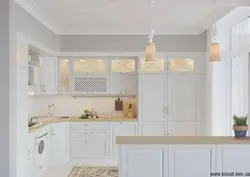 Classic kitchens with mezzanine photo