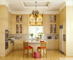 Classic kitchens with mezzanine photo