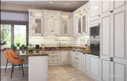 Classic kitchens with mezzanine photo