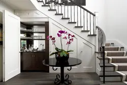 Kitchen staircase interior photo