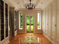 Window in the hallway of the house photo