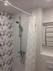 Bathroom with tray photo in Khrushchev
