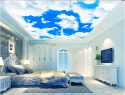 Спальня са столлю неба фота