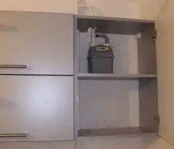 Oshxonadagi gaz hisoblagichini qanday yashirish kerakligi haqidagi g'oyalar