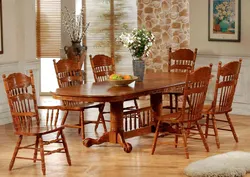 Photo of wooden tables for the living room