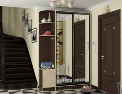 Koridorda qarderob dərinliyi 45 fotoşəkil
