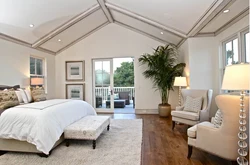 Bedroom design with skylights