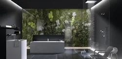 Bathroom Behind Glass Photo