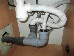 Photo of how to connect a washing machine in the kitchen