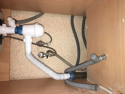 Photo Of How To Connect A Washing Machine In The Kitchen