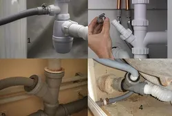 Mətbəxdə Bir Paltaryuyan Maşını Necə Birləşdirəcəyinin Fotoşəkili