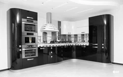 Kitchen interior gloss photo