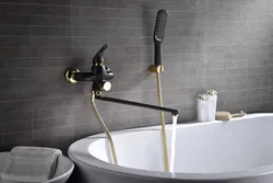 Bathroom faucet with watering can photo