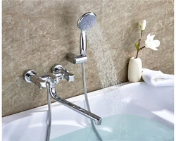 Bathroom faucet with watering can photo