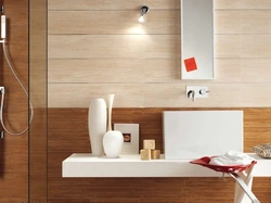 Wood panel bath design