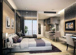 Photo Of One-Room Interiors Bedroom