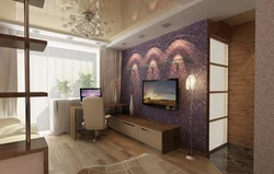 Photo of one-room interiors bedroom