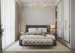 Photo of one-room interiors bedroom