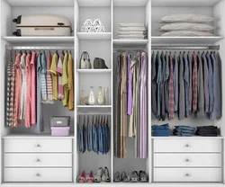 Sliding wardrobes like a dressing room photo inside