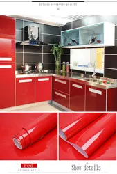 How to cover a kitchen with self-adhesive photo