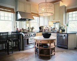 Beautiful round kitchens photos