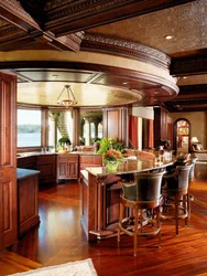 Beautiful round kitchens photos