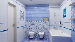Bathroom Design If The Floor Is Blue