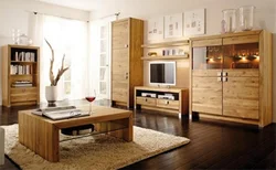 Living Room Interior Solid Wood Furniture