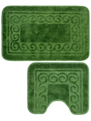 Green bath mats photo