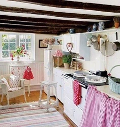 Rustic Kitchen Interior In An Old House