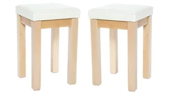 Kitchen stools with soft seat photo