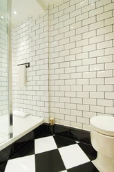Grout барои акс ҳаммом сиёҳ ва сафед