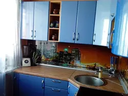 Дизайн Синей Кухни Хрущевки