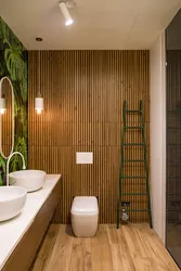 Bathroom slats design